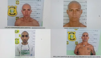 Fugitivos da penitenciária mista de Parnaíba