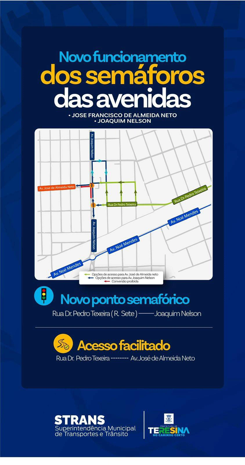 STRANS entrega a primeira etapa do binário da Rua Dr. Pedro Teixeira