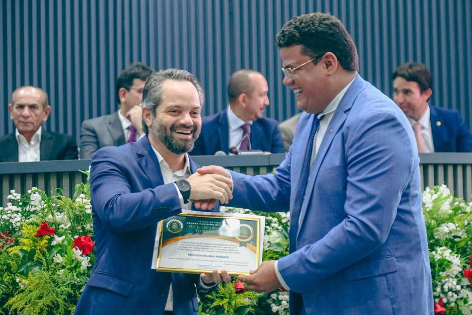 Marcelo Nolleto é homenageado com título de cidadão Florianense
