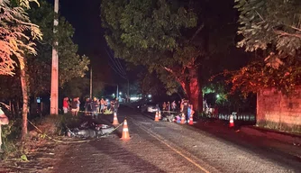 Acidente na zona rural de União