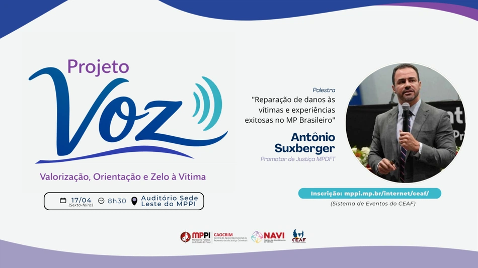 Projeto “Voz: Valorização, Orientação e Zelo à Vítima”