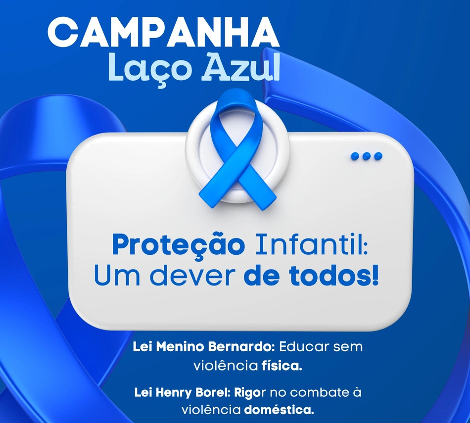 Prefeitura de Esperantina lança Campanha Laço Azul para fortalecer proteção infantil