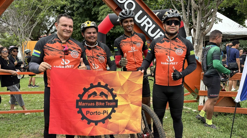 Adrenalina e espírito esportivo marcam passeio ciclístico