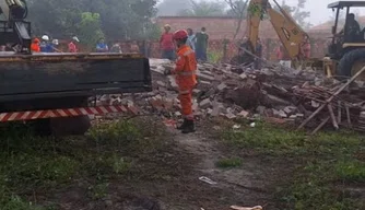 Sobrado desaba na zona rural de Barras