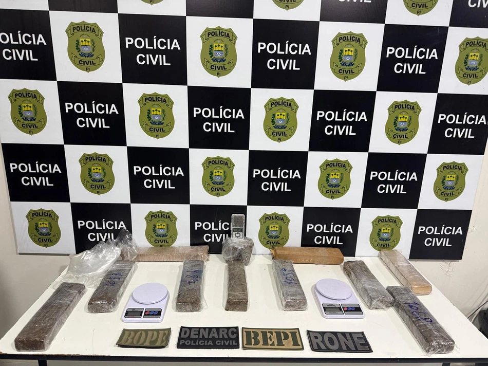 Apreensão de entorpecentes na zona Sul de Teresina