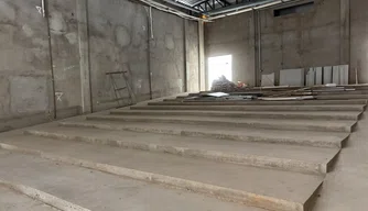 Obras de modernização do Teatro Diniz Chaves avançam em Esperantina