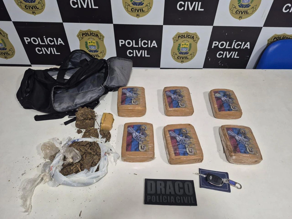 Polícia prende suspeito de envolvimento com tráfico de drogas em Teresina