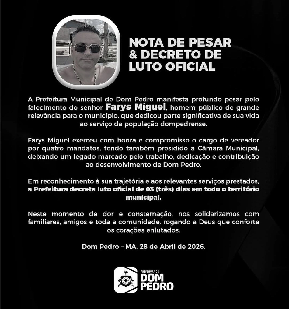 Nota de pesar