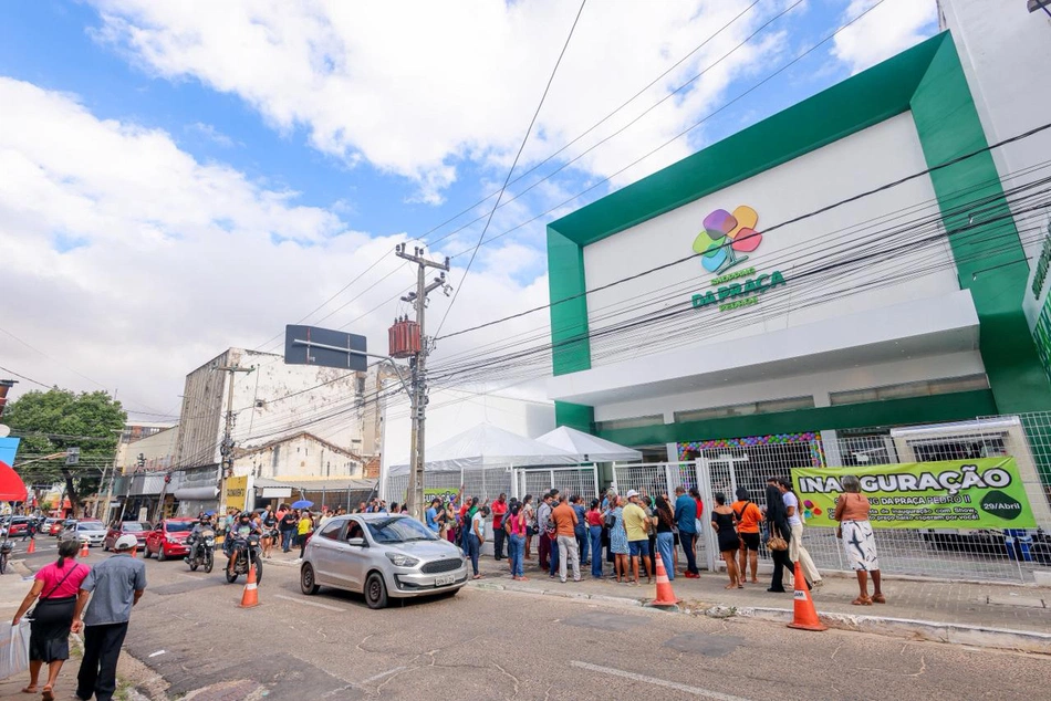 Rafael Fonteles inaugura Shopping da Praça Pedro II no Centro de Teresina
