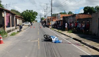 Acidente envolvendo duas motocicletas deixa pessoa morta em Parnaíba
