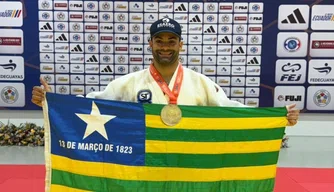 Atleta piauiense conquista pentacampeonato no Pan-Americano de Judô no Equador