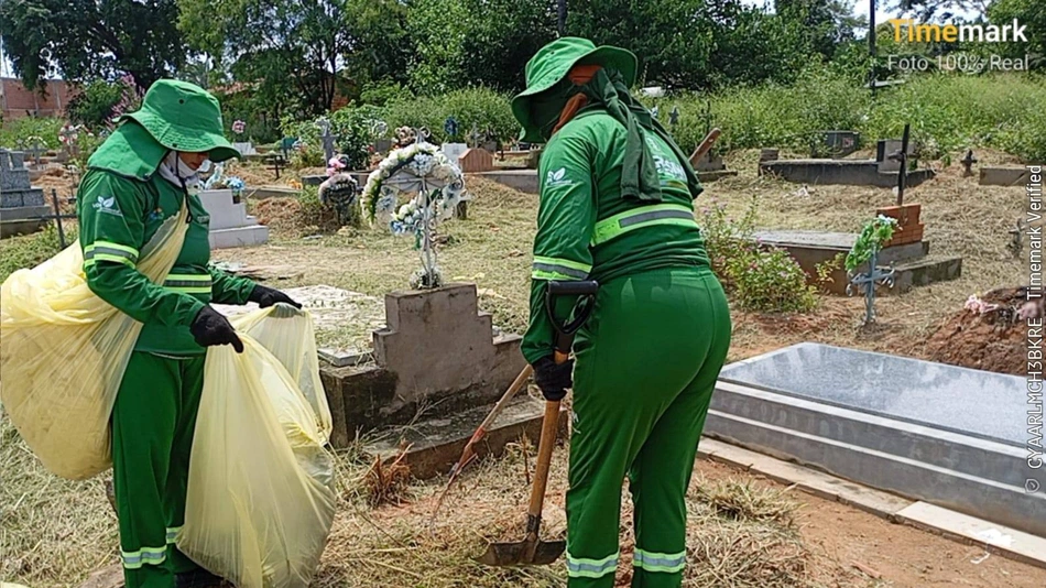 SDU Leste intensifica limpeza em cemitérios da região para Dia das Mães