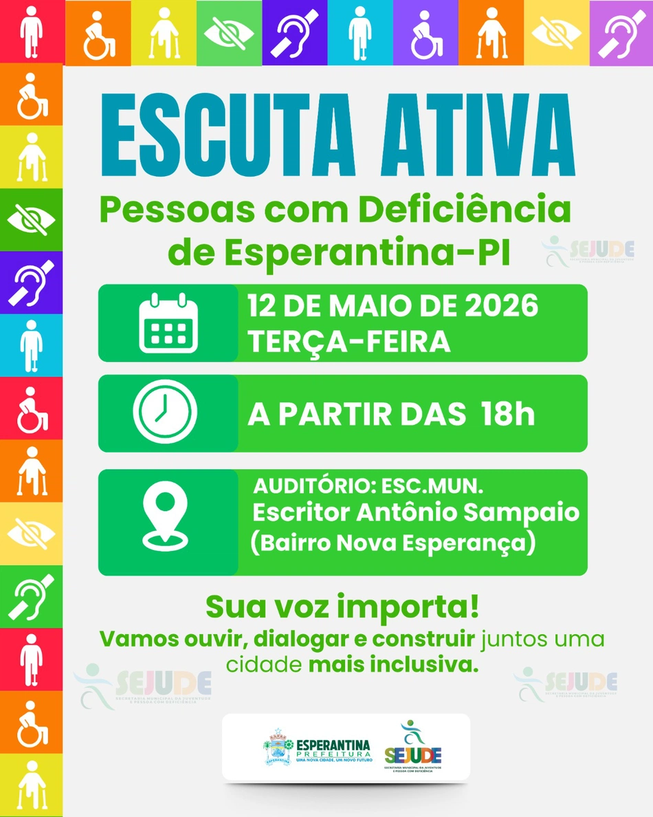 Evento promove diálogo para construção de uma cidade mais inclusiva