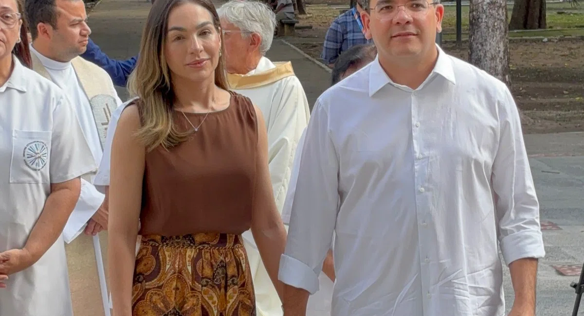 Primeira-dama Isabel Fonteles e governador