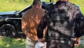 Operação policial prende foragido da Justiça com grande quantidade de drogas em Teresina