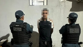 Polícia Militar pende suspeito de homicídio no Povoado Soinho, na zona rural de Teresina