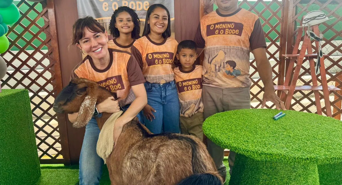 Ivanária Sampaio apoia lançamento de livro infantil inspirado em amizade de criança com bode em Esperantin