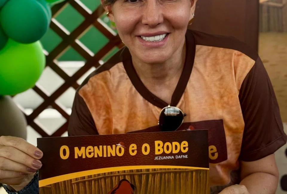 Ivanária Sampaio apoia lançamento de livro infantil inspirado em amizade de criança com bode em Esperantin