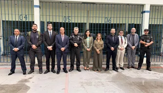 Magistrados do TJPI em formação realizam visita técnica a penitenciária de Teresina