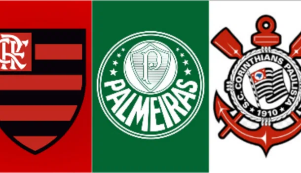 Flamengo, Palmeiras e Corinthians