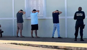 Três homens suspeitos de praticar golpes bancários foram presos