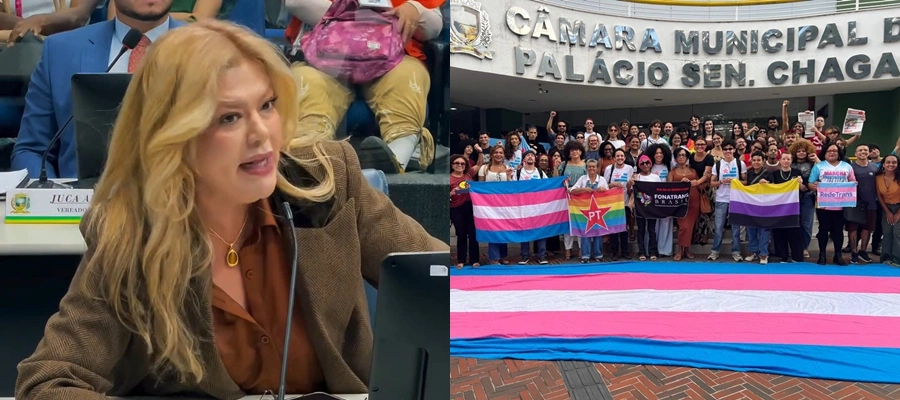 “Cosplay de Erika Hilton”, diz Samantha Cavalca sobre manifestantes na Câmara de Teresina