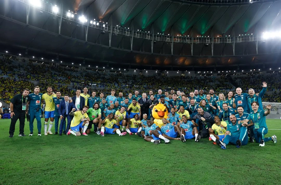 Delegação da seleção brasileira