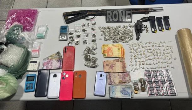 Operação policial resulta em prisão e apreensão de drogas e armas em Altos