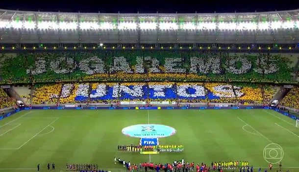 Torcida em amistoso da seleção brasileira feminina