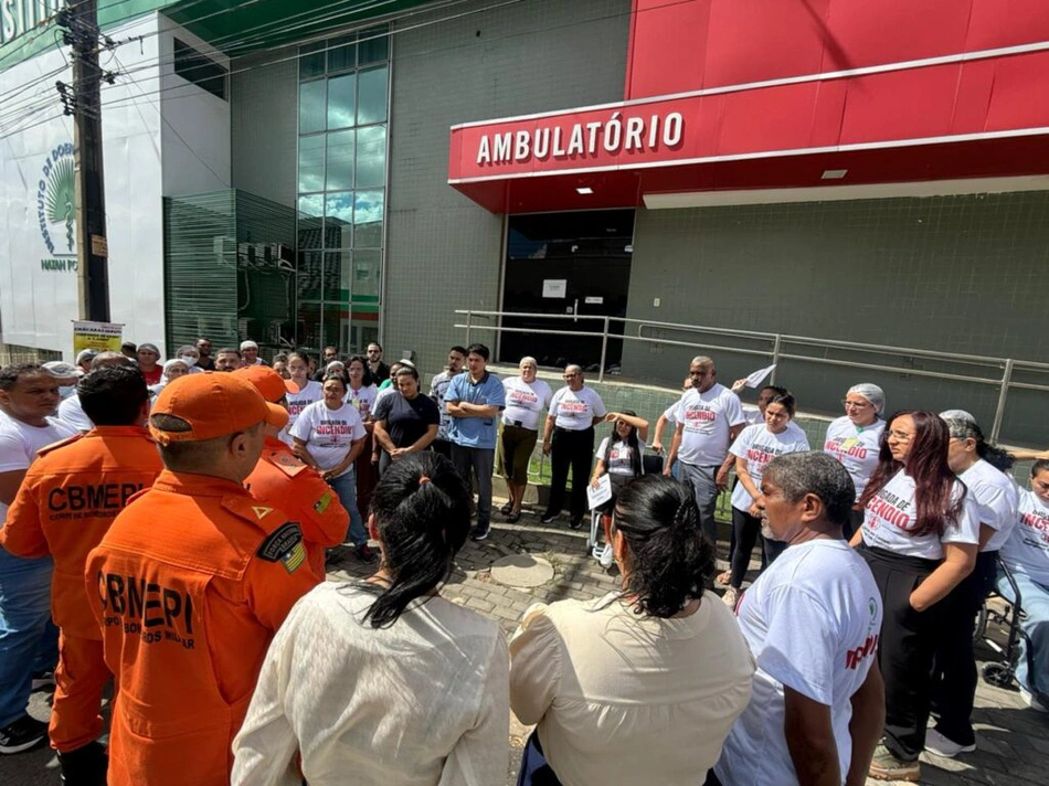 Sead realiza simulação realística de incêndio no Instituto Natan Portella em Teresina