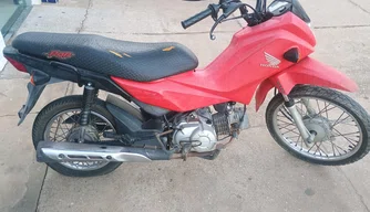 Motocicleta apreendida