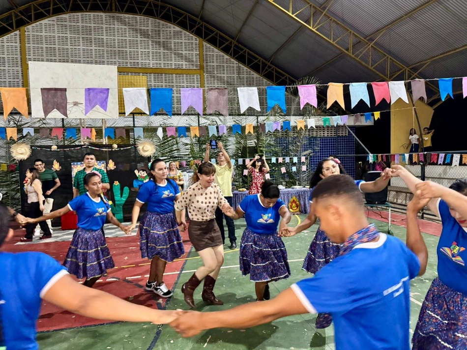 Arraiá das Escolas Municipais leva tradição e integração à comunidade Boi Velho