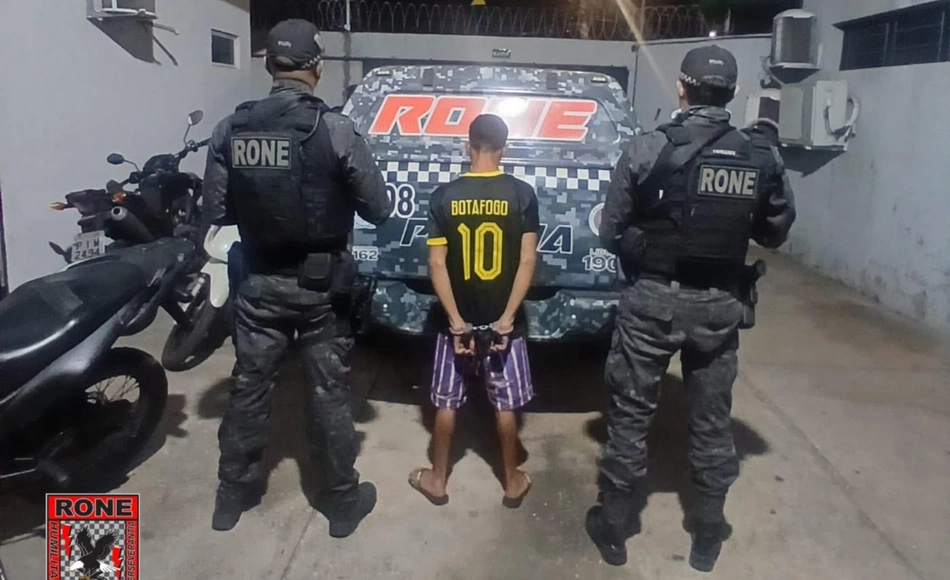 Polícia Militar prende homem por porte ilegal de arma de fogo durante ação em Teresina