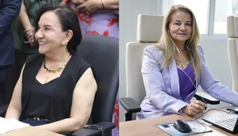 Juízas Maria Célia Lima Lúcio e Maria Luíza de Moura Mello e Freitas