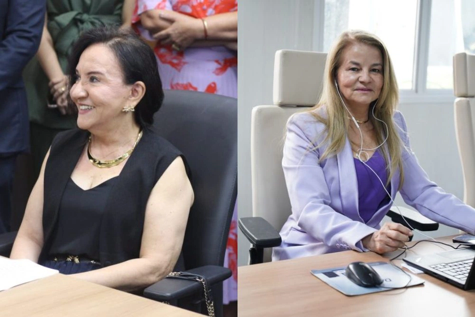 Juízas Maria Célia Lima Lúcio e Maria Luíza de Moura Mello e Freitas