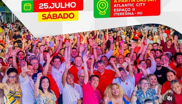 PT do Piauí realiza convenção estadual neste sábado (25) em Teresina