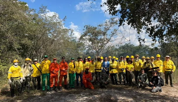 Coordenadora do Caoma/MPPI participa de atividade sobre queima prescrita no Parque Nacional de Sete Cidade