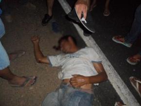 Rapaz sofreu uma forte pancada na cabeça(Imagem:Reprodução)
