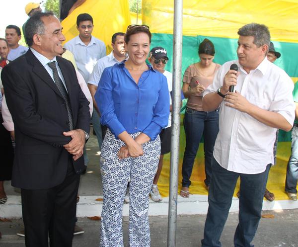 Bernildo Val, deputada Juliana Moraes Souza e Zé Filho.(Imagem:Divulgação)