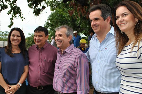 Margarete, Wellington, João Vicente, Ciro Nogueira e Iracema Portela(Imagem:Bárbara Rodrigues)