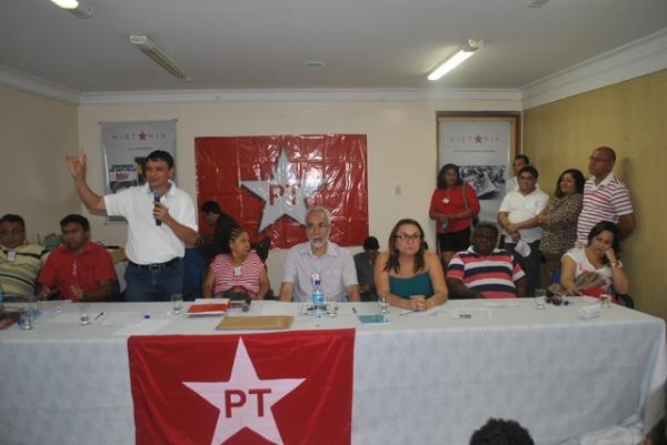 Senador Wellington Dias confirma posição do PT durante encontro regional.(Imagem:Reprodução)