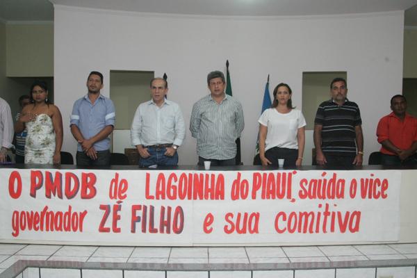 Zé Filho na caravana do PMDB.(Imagem:Divulgação)