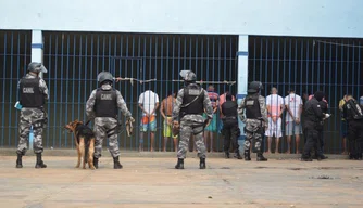 Operação deflagra vistoria geral na Casa de Custódia de Teresina